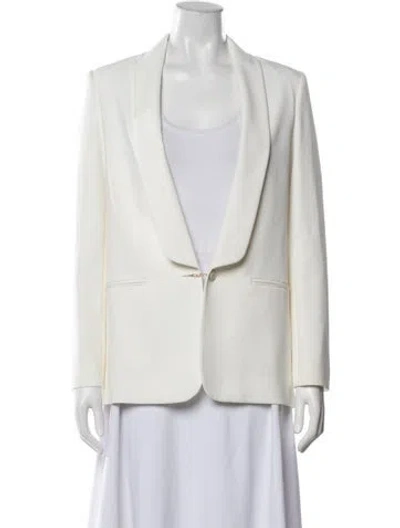 Pre-owned Maje Blazer In White