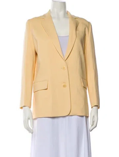 Pre-owned Maje Blazer In Yellow