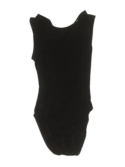 Pre-owned Maje Bodysuit In Black