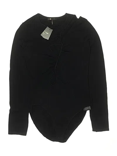 Maje Bodysuit In Black