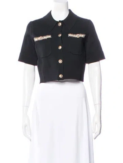 Pre-owned Maje Bolero In Black