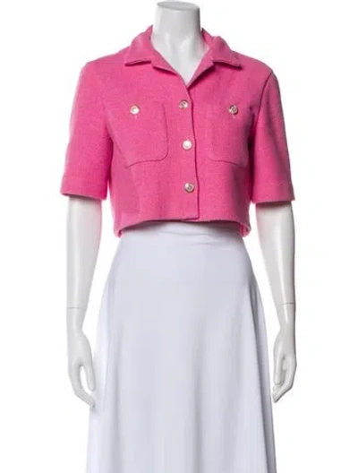 Pre-owned Maje Bolero In Pink