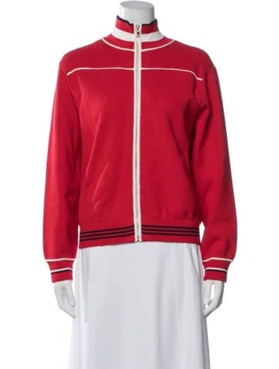Pre-owned Maje Bomber Jacket W/ Tags In Red