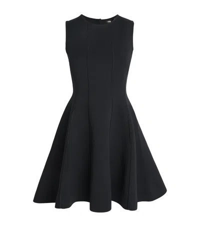 Maje Bow-detail Mini Dress In Black