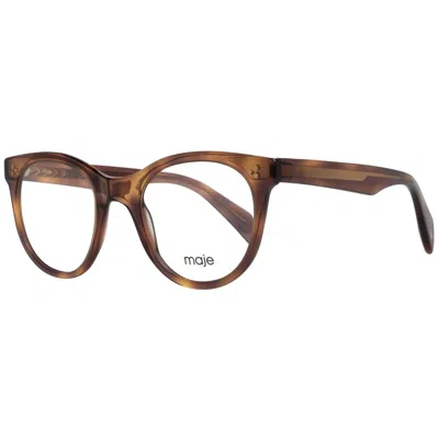 Maje Brown Plastic Glasses (frames)
