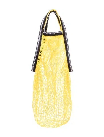 Pre-owned Maje Bucket Bag In Yellow