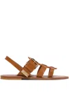 Maje Buckle-strap Sandals