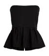 Maje Lulieta Strapless Top In Black