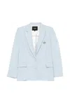 Maje Button Blazer In Blue