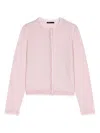 Maje Cardigan Mit Knopfleiste In Pink