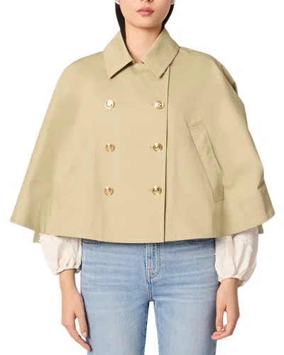 MAJE CAPE TRENCH COAT