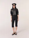 Maje Capri Suit Trousers In Black