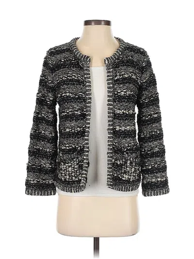 Pre-owned Maje Cardigan Sweater In Black