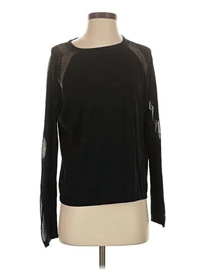 Pre-owned Maje Cardigan Sweater In Black