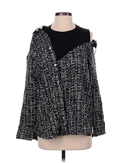 Pre-owned Maje Cardigan Sweater In Black