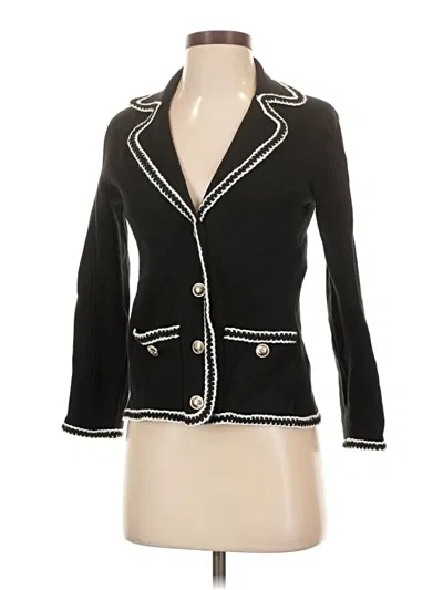 Pre-owned Maje Cardigan Sweater In Black