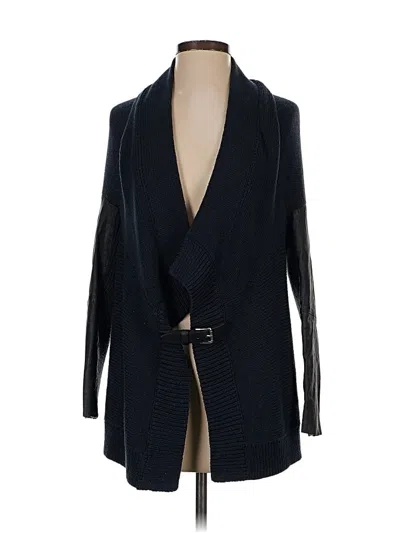 Pre-owned Maje Cardigan Sweater In Blue