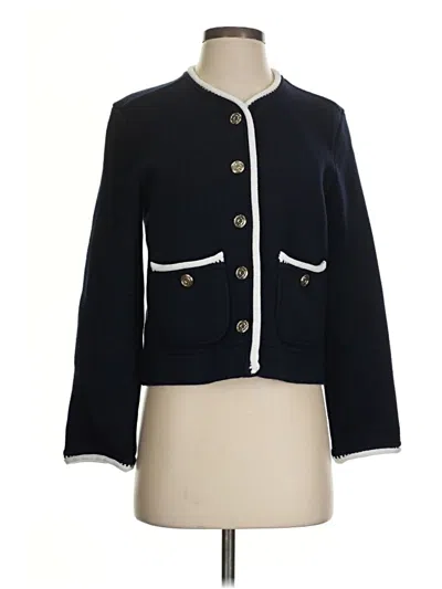 Pre-owned Maje Cardigan Sweater In Blue