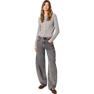 MAJE MAJE CARDIGAN WITH REMOVABLE COLLAR