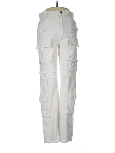 Pre-owned Maje Cargo Pants In White
