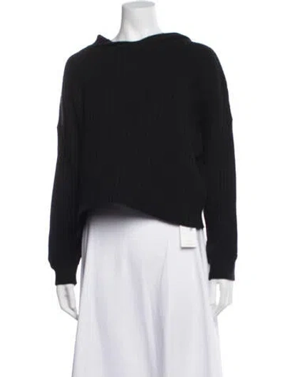 Pre-owned Maje Cashmere Crew Neck Sweater In Blue