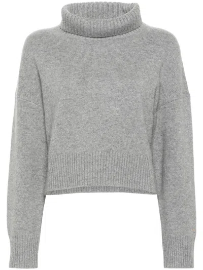 Maje Cashmere Jumper In Grey