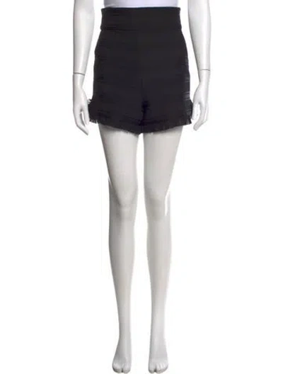 Pre-owned Maje Cashmere Mini Shorts In Black