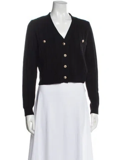 Pre-owned Maje Cashmere V-neck Sweater W/ Tags In Gray