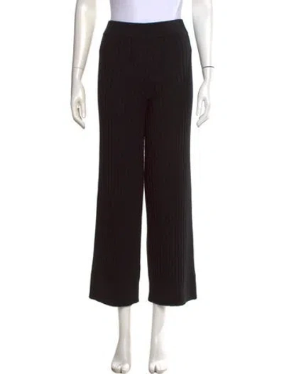 Pre-owned Maje Cashmere Wide Leg Pants W/ Tags In Black
