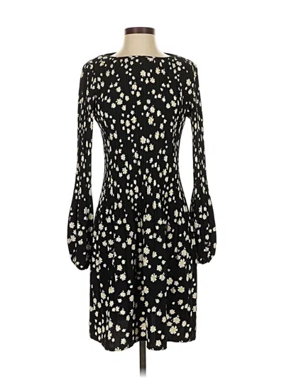 Pre-owned Maje Casual Dress In Black