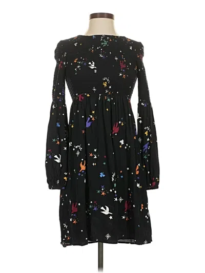 Pre-owned Maje Casual Dress In Black