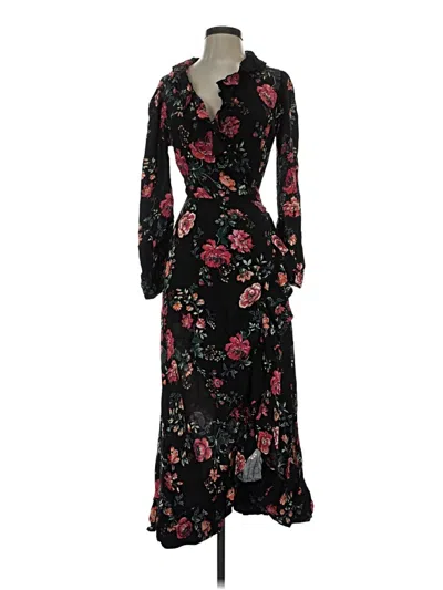 Pre-owned Maje Casual Dress In Black