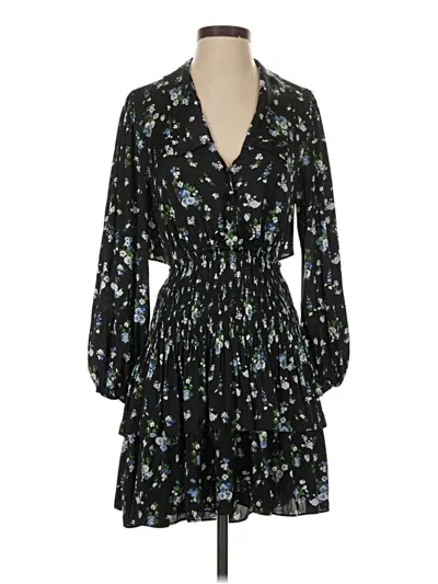 Pre-owned Maje Casual Dress In Black