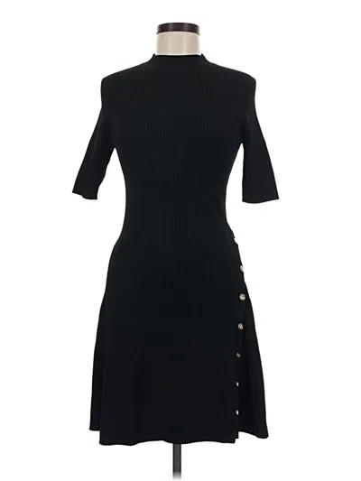 Pre-owned Maje Casual Dress In Black