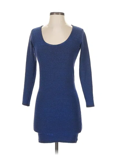 Pre-owned Maje Casual Dress In Blue