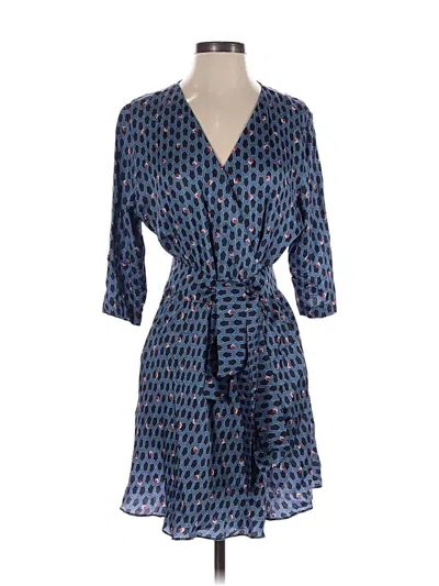 Pre-owned Maje Casual Dress In Blue