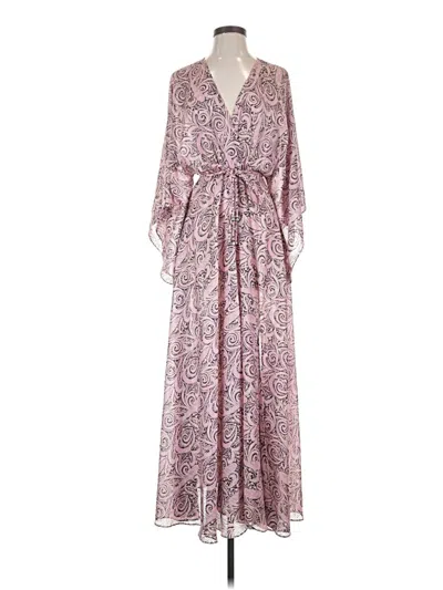 Pre-owned Maje Casual Dress In Burgundy