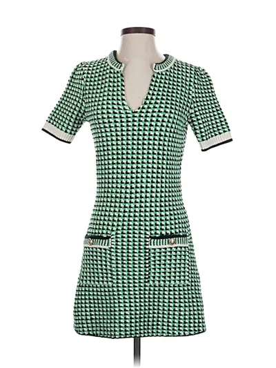 Pre-owned Maje Casual Dress In Green