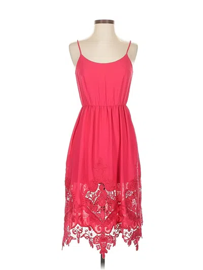 Pre-owned Maje Casual Dress In Pink