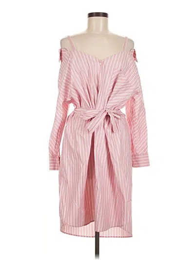 Pre-owned Maje Casual Dress In Pink