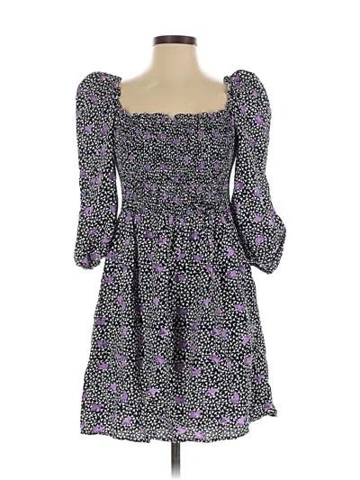 Pre-owned Maje Casual Dress In Purple