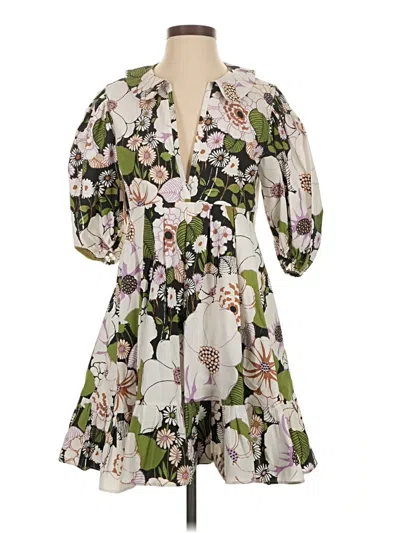 Pre-owned Maje Casual Dress In White