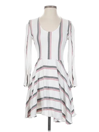 Pre-owned Maje Casual Dress In White