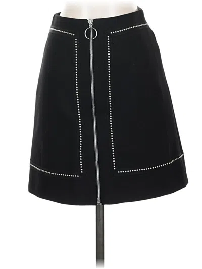 Pre-owned Maje Casual Skirt In Black