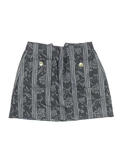 Pre-owned Maje Casual Skirt In Blue