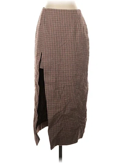 Pre-owned Maje Casual Skirt In Brown