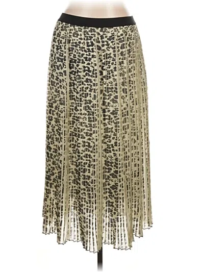 Pre-owned Maje Casual Skirt In Gold
