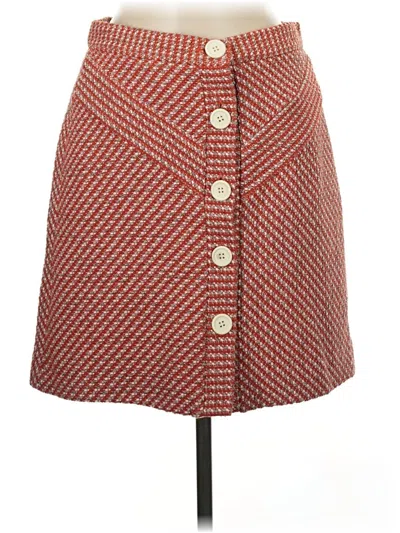 Pre-owned Maje Casual Skirt In Red
