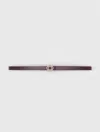 Maje Ceinture Fine Clover In Brown