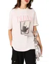 Maje Celine Dion Graphic Tee In Neutral